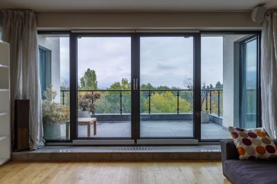 Sliding Window on a Living Room